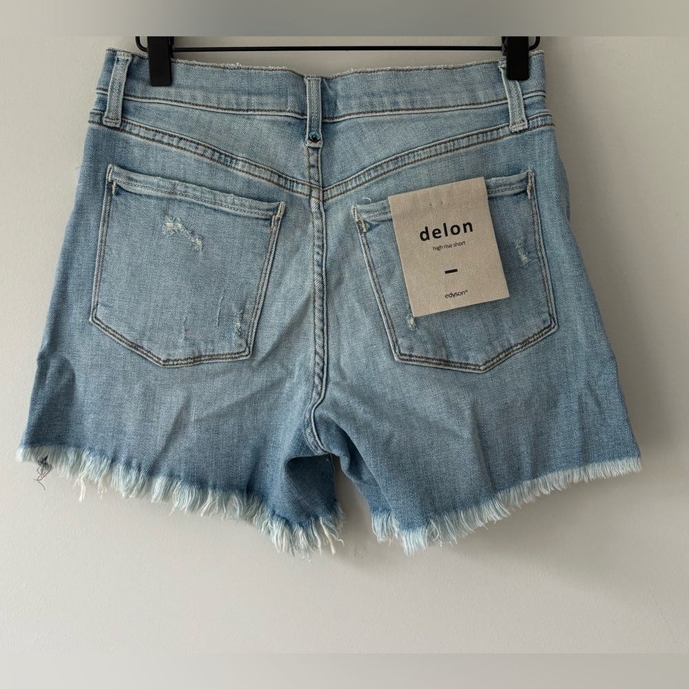NWT Edyson Delon High Rise Jean Shorts - Picture 2 of 10